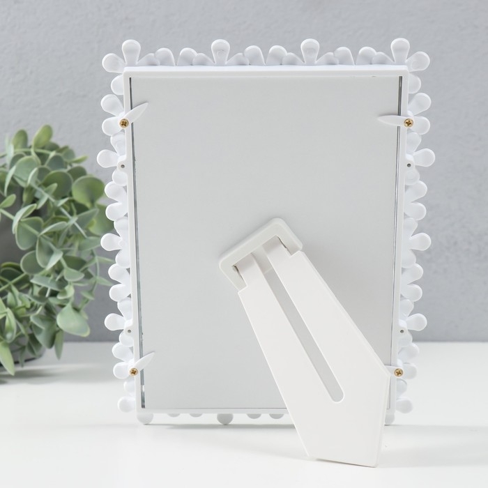 Фоторамка пластик 13х18 см  Фоторамка пластик 13х18 см "Белая черёмуха" 17х2х21 см