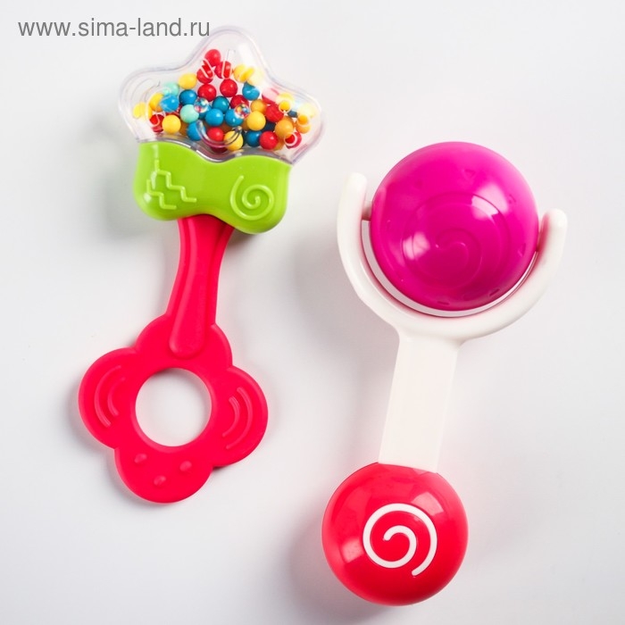 Набор погремушек «Наш малыш», 6 шт., Крошка Я Набор погремушек «Наш малыш», 6 шт., Крошка Я