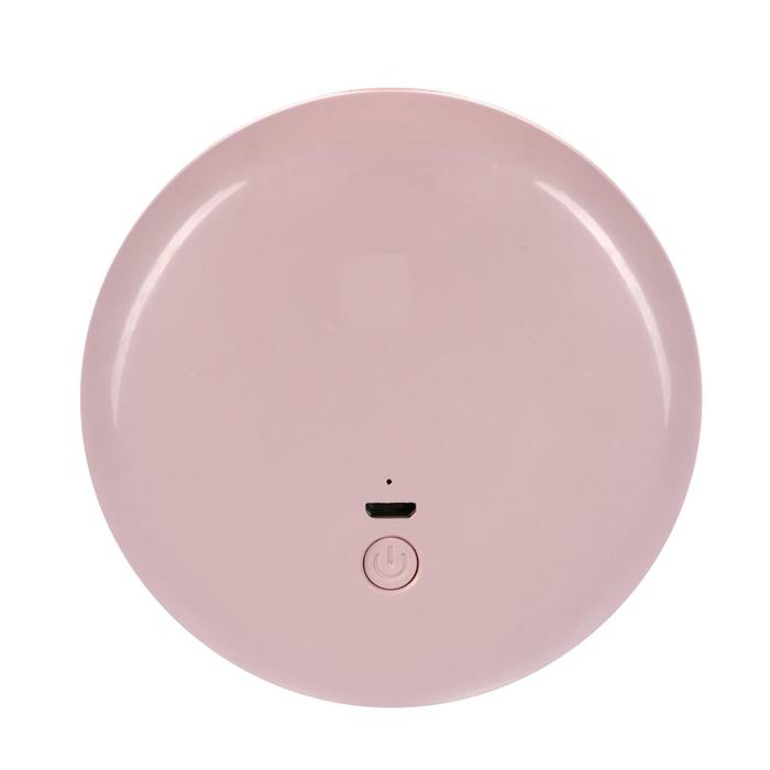 Зеркало KZ-02, подсветка, 9 × 9 × 0,7 см, 1 диод, от USB Зеркало KZ-02, подсветка, 9 × 9 × 0,7 см, 1 диод, от USB