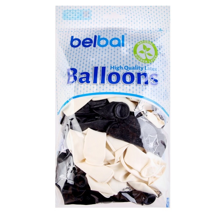 Шар латексный 14" &laquo;Мрачная девочка&raquo;, 50 шт., МИКС