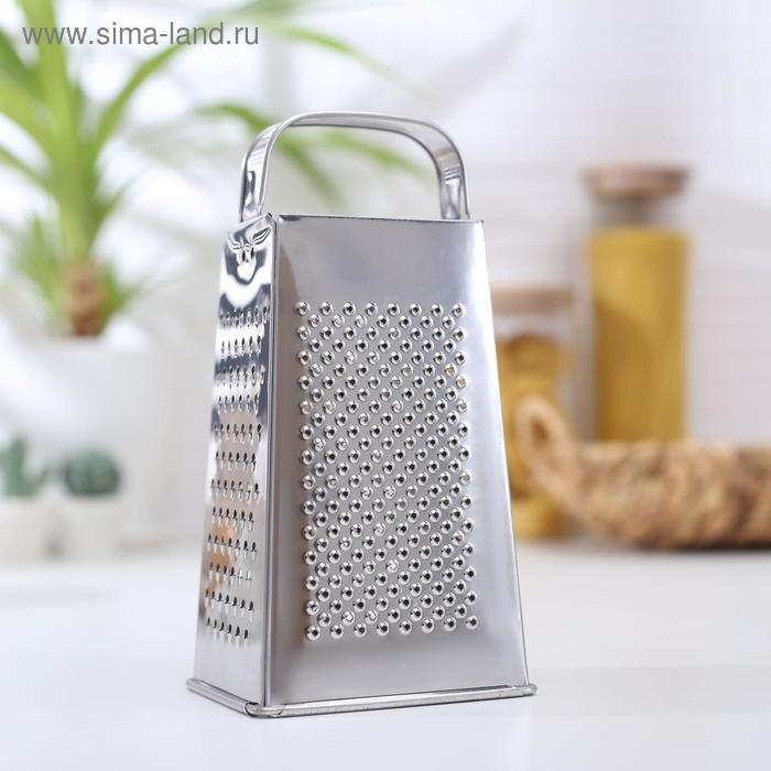 Тёрка «Сталь», 4 грани, из нержавеющей стали, 9×12×21 см Тёрка «Сталь», 4 грани, из нержавеющей стали, 9×12×21 см