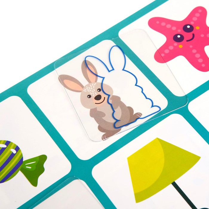 Настольная игра «Умное лото. Контуры», 2 игрока, 3+