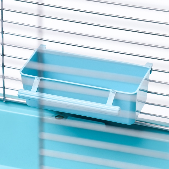 Клетка для птиц Клетка для птиц "Пижон" №100, разборная, 42 х 30 х 37см (укомплект.) бирюзовая