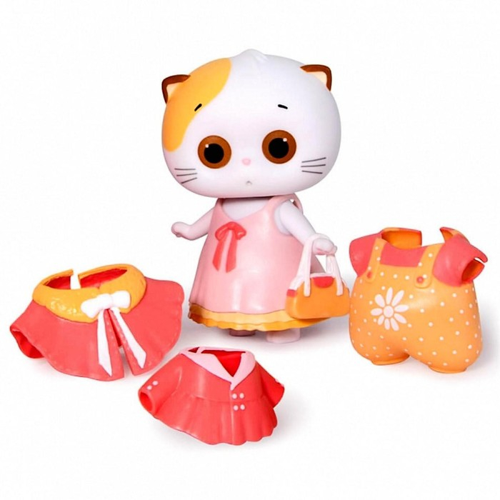 Игровой набор «Мини Кошечка Ли-Ли «Маленькие секретики», 5 предметов одежды, 8 см Игровой набор «Мини Кошечка Ли-Ли «Маленькие секретики», 5 предметов одежды, 8 см