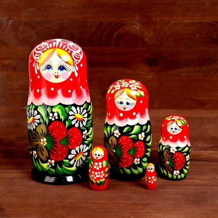 Матрёшка 5 в 1, расписная, большая, МИКС