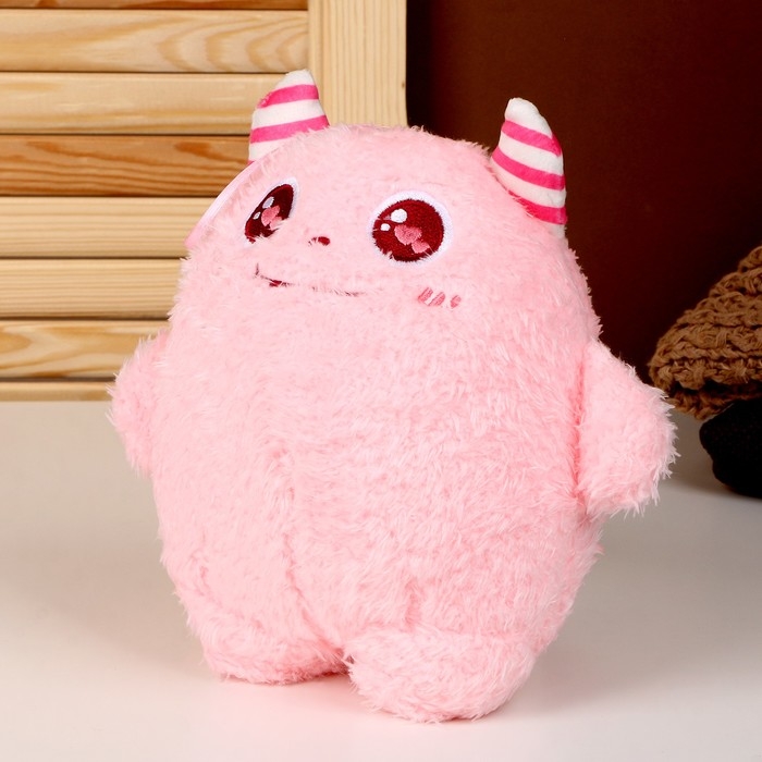 Мягкая игрушка «Монстрик», 20 см, цвет розовый Мягкая игрушка «Монстрик», 20 см, цвет розовый