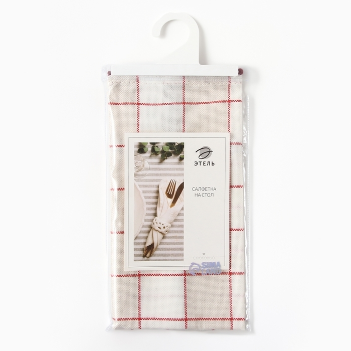 Новый год. Салфетка Этель Новый год. Салфетка Этель "Bright cage" 30х40см, 100% хл, рогожка 186 г/м2