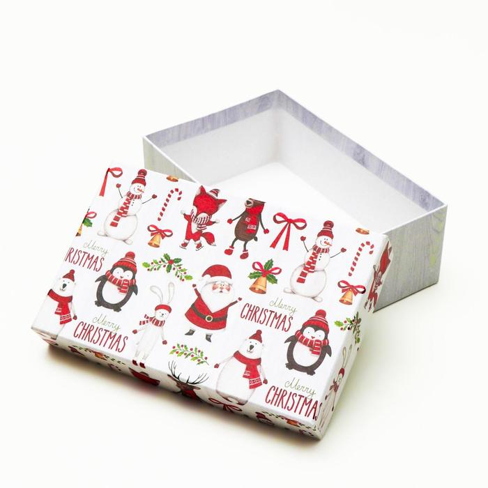 Набор коробок 3 в 1 Набор коробок 3 в 1 "Уютный новый год", 23 х 16 х 9,5 - 19 х 12 х 6,5 см