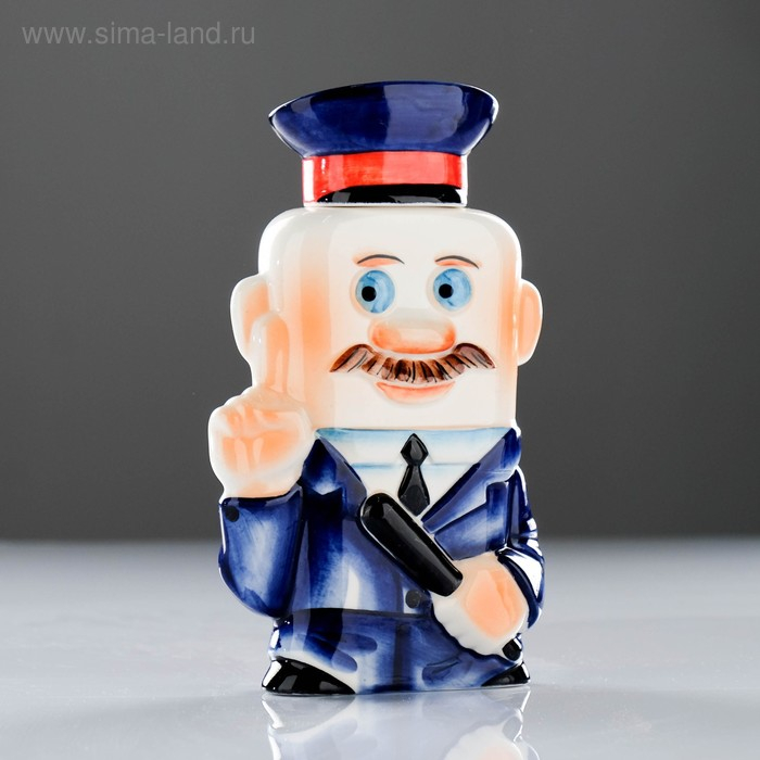 Штоф фарфоровый «Полиция», 0.35 л, в упаковке книге Штоф фарфоровый «Полиция», 0.35 л, в упаковке книге