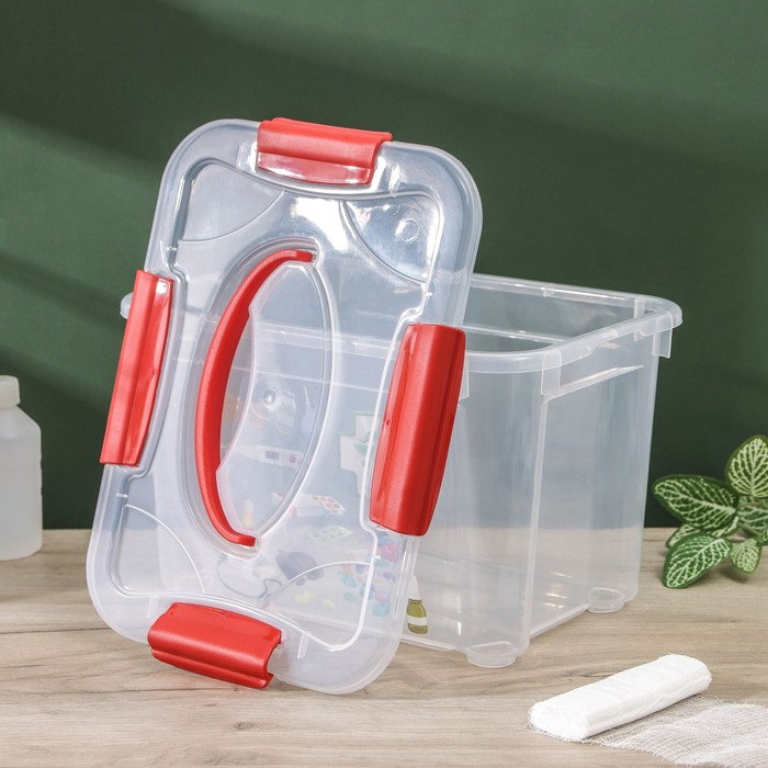 Короб для хранения econova «Аптечка», 5,5 л, рисунок МИКС Короб для хранения econova «Аптечка», 5,5 л, рисунок МИКС