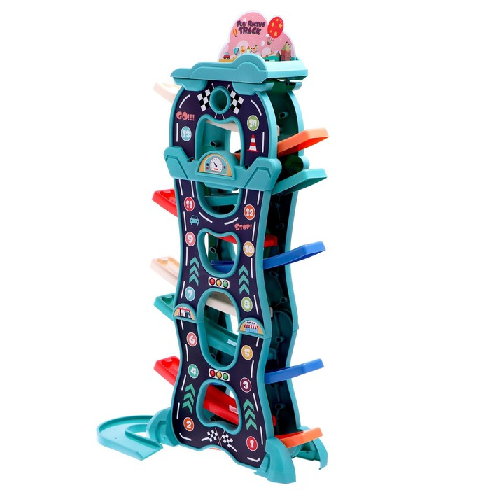 Автотрек развивающий «Гонки по склону», цвет МИКС Автотрек развивающий «Гонки по склону», цвет МИКС