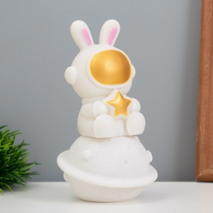 Светильник Светильник "Заяц со звездой на сатурне" 2Вт LED LR44 5х8х13см