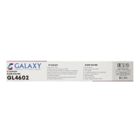 Плойка Galaxy GL 4602, 60 Вт, керамическое покрытие, d=16 мм, 200°С, белая