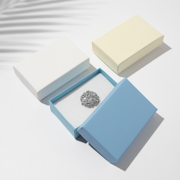 Коробочка подарочная под брошь «Классика» нежность, 5×8, цвет МИКС Коробочка подарочная под брошь «Классика» нежность, 5×8, цвет МИКС