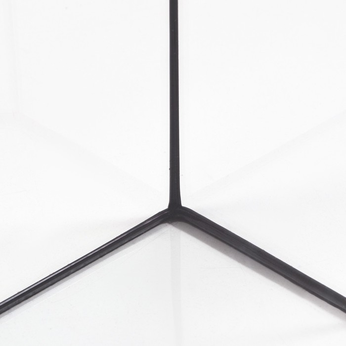 Аквариум Аквариум "Панорамный" с крышкой, 25 литров, 44 х 18,5 х 31/36,5 см, чёрный