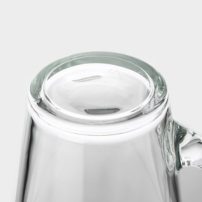 Кружка стеклянная «Время дегустаций кофе», 320 мл, 2 шт