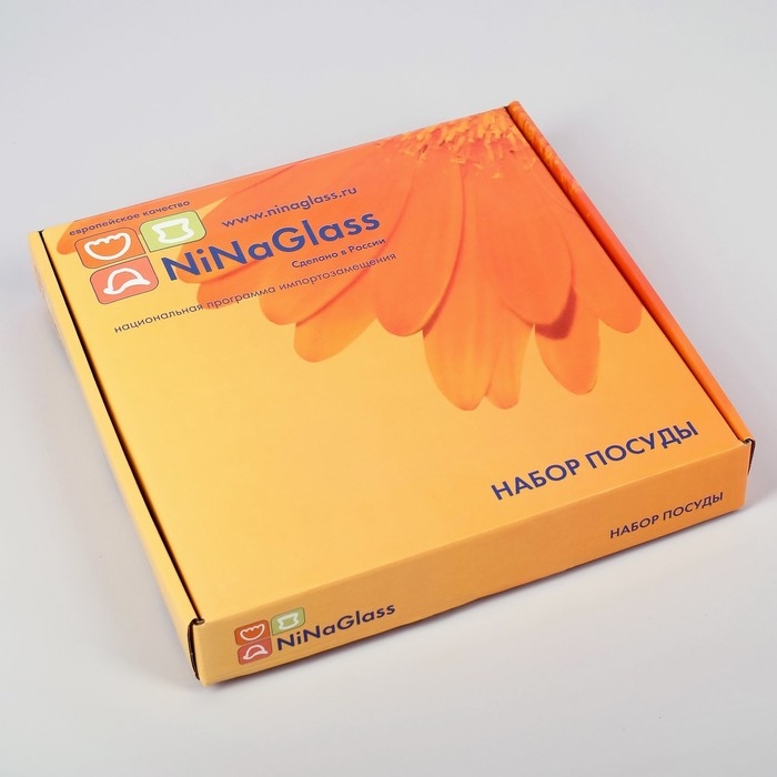 Сервиз столовый «Виктория», 7 предметов: 30×30 см - 1 шт, 20×20 см - 6 шт Сервиз столовый «Виктория», 7 предметов: 30×30 см - 1 шт, 20×20 см - 6 шт