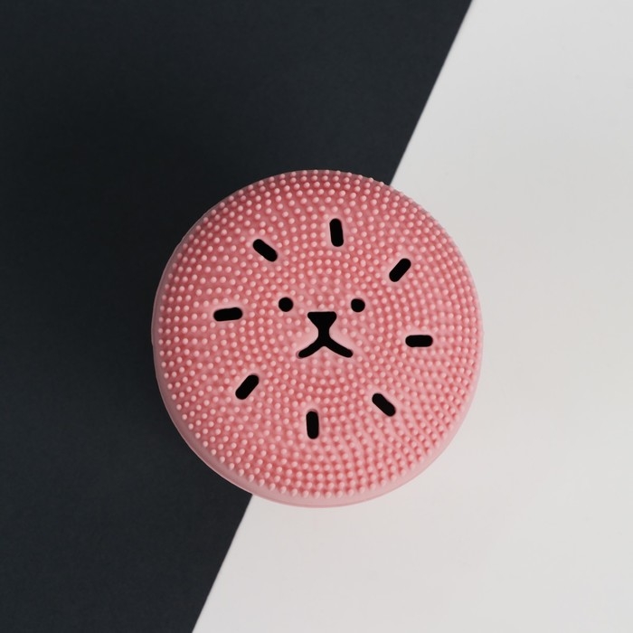 Массажер для лица, спонж для умывания «Время пенной вечеринки», 5,5 х 5,5 см Массажер для лица, спонж для умывания «Время пенной вечеринки», 5,5 х 5,5 см