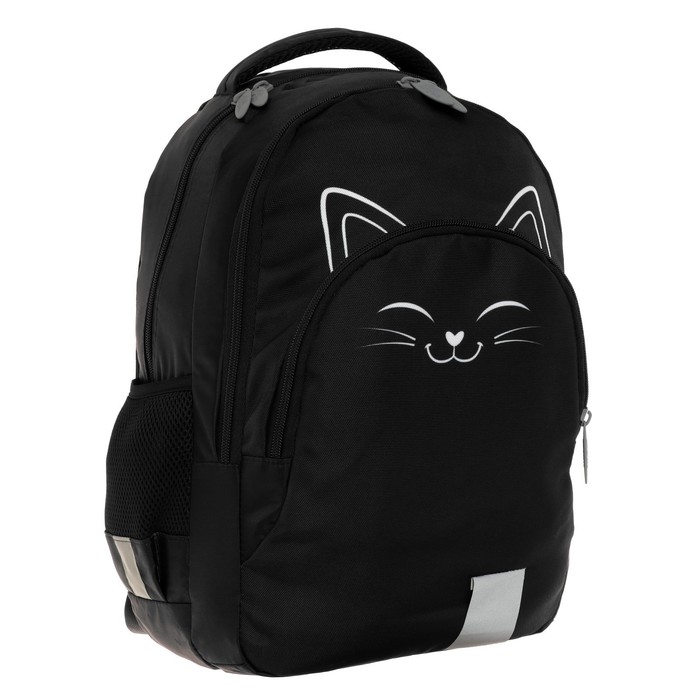 Рюкзак молодёжный, 44 х 30 х 17 см, эргономичная спинка, Calligrata Р Рюкзак молодёжный, 44 х 30 х 17 см, эргономичная спинка, Calligrata Р "Котик"