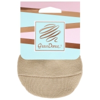 Полупальцы Grace Dance, с силиконовой резинкой, р. M, цвет бежевый
