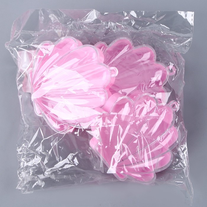 Основа для творчества и декорирования «Ракушка», набор 3 шт., размер 1 шт. — 8,5 × 8,5 × 2,5 см Основа для творчества и декорирования «Ракушка», набор 3 шт., размер 1 шт. — 8,5 × 8,5 × 2,5 см