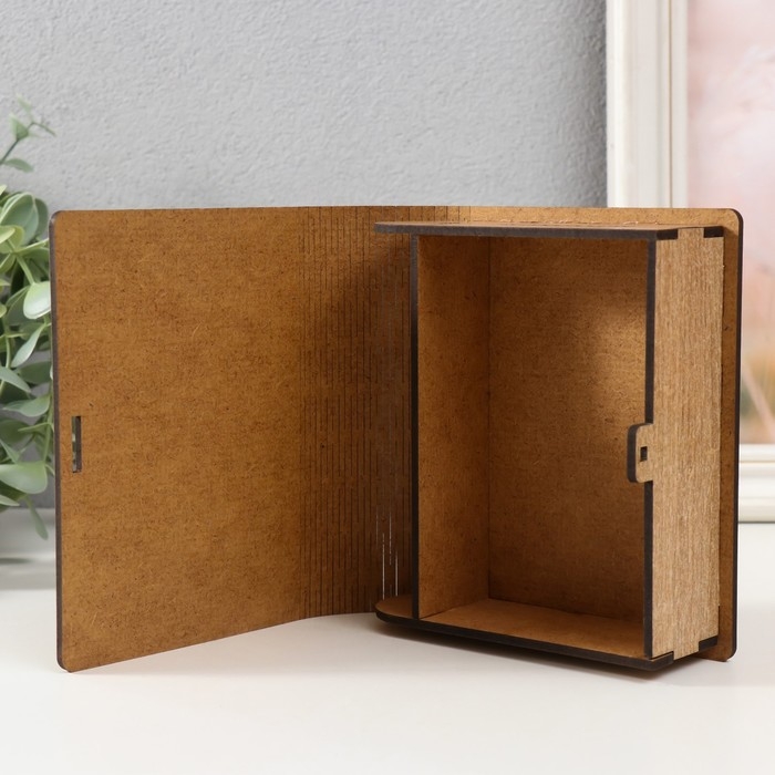 Новогодняя копилка-шкатулка  Новогодняя копилка-шкатулка "С Новым годом" 14х12х5 см