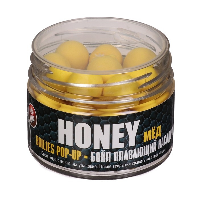 Бойл насадочный плавающий Sonik Baits Pop-Up, мёд, 14 мм Бойл насадочный плавающий Sonik Baits Pop-Up, мёд, 14 мм