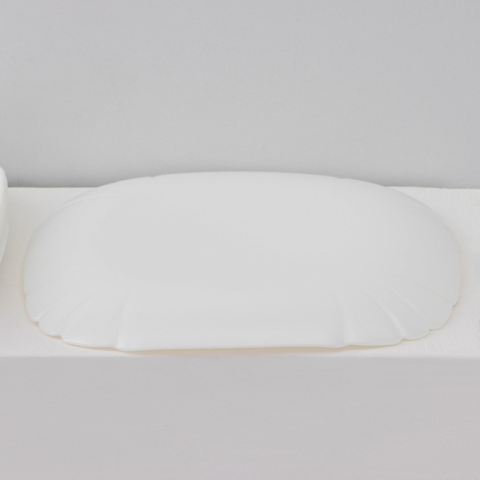 Набор десертных тарелок Luminarc Lotusia, d=20,5 см, стеклокерамика, 6 шт, цвет белый Набор десертных тарелок Luminarc Lotusia, d=20,5 см, стеклокерамика, 6 шт, цвет белый