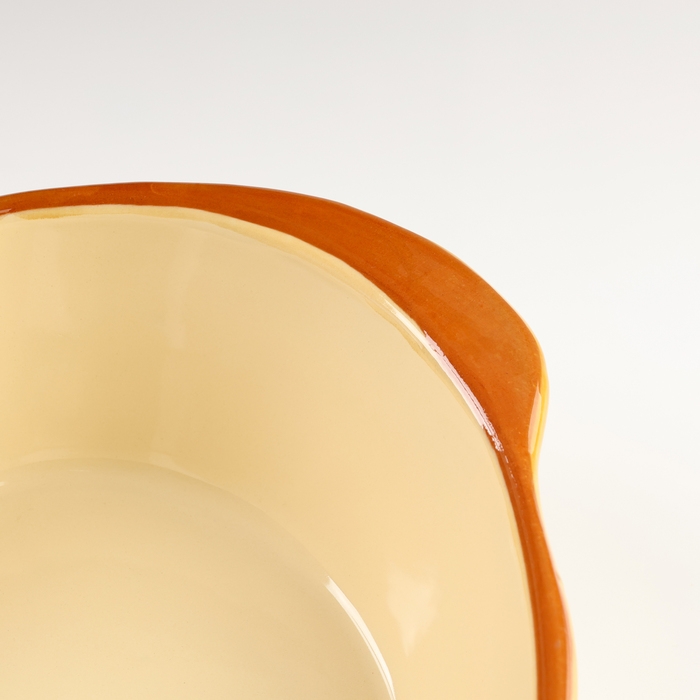 Емкость для запекания Емкость для запекания "Трапеза овальная" 2,2л / 8,5х30х22см, карамель