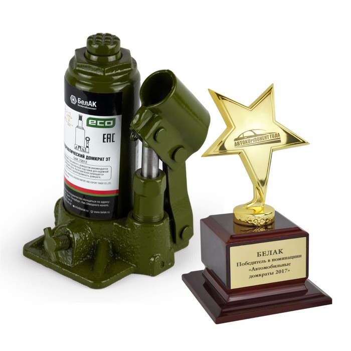 Домкрат гидравлический Домкрат гидравлический "БелАК" ECO БАК.70012, подъем/подхват 285/145 мм, 3 т