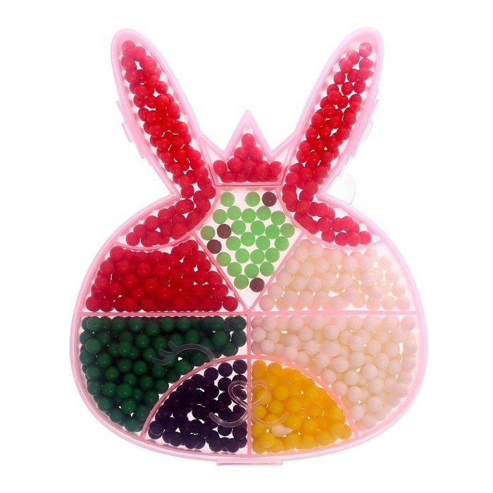 Аквамозаика «Зайчик», 8 трафаретов, в пакете Аквамозаика «Зайчик», 8 трафаретов, в пакете