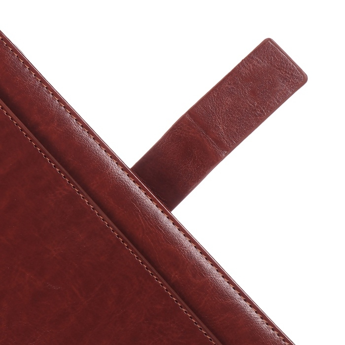 Ежедневник недатированный,формат А5, 140 листов, в клетку, обложка кожзам, с хлястиком, с калькулятором, коричневый Ежедневник недатированный,формат А5, 140 листов, в клетку, обложка кожзам, с хлястиком, с калькулятором, коричневый