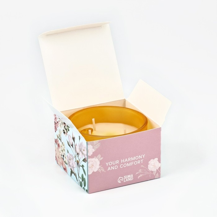 Свеча ароматическая в стекле «Создай атмосферу» с натуральными камнями: цветы, 6,8 х 5 см. Свеча ароматическая в стекле «Создай атмосферу» с натуральными камнями: цветы, 6,8 х 5 см.