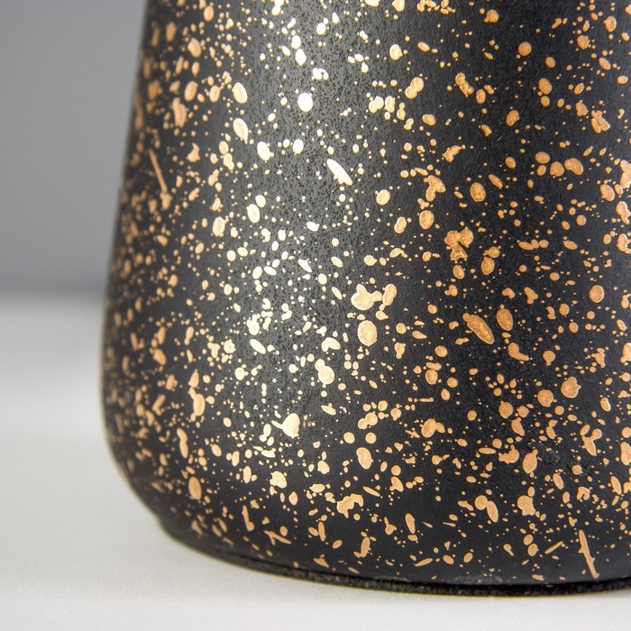 Настольная лампа Настольная лампа "Вирсавия" Е14 40Вт черно-золотой 22х22х39 см RISALUX