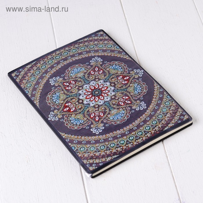 Алмазная вышивка на блокноте «Роскошный узор», 50 стр. Алмазная вышивка на блокноте «Роскошный узор», 50 стр.