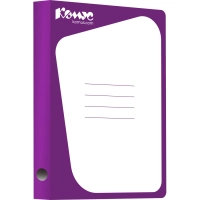 Скоросшиватель картон. Комус каширован.картон 30мм сиреневый