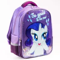 Рюкзак школьный для девочки, 39 см &times; 30 см &times; 14 см &laquo;Рарити&raquo;, My little Pony