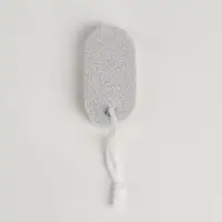 Пемза для педикюра, с подвесом, 9&times;4.5 см, в коробке, белая