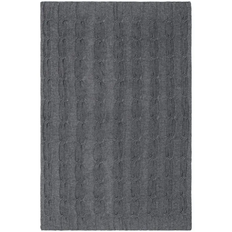 Плед Snefald, серый (маренго меланж)