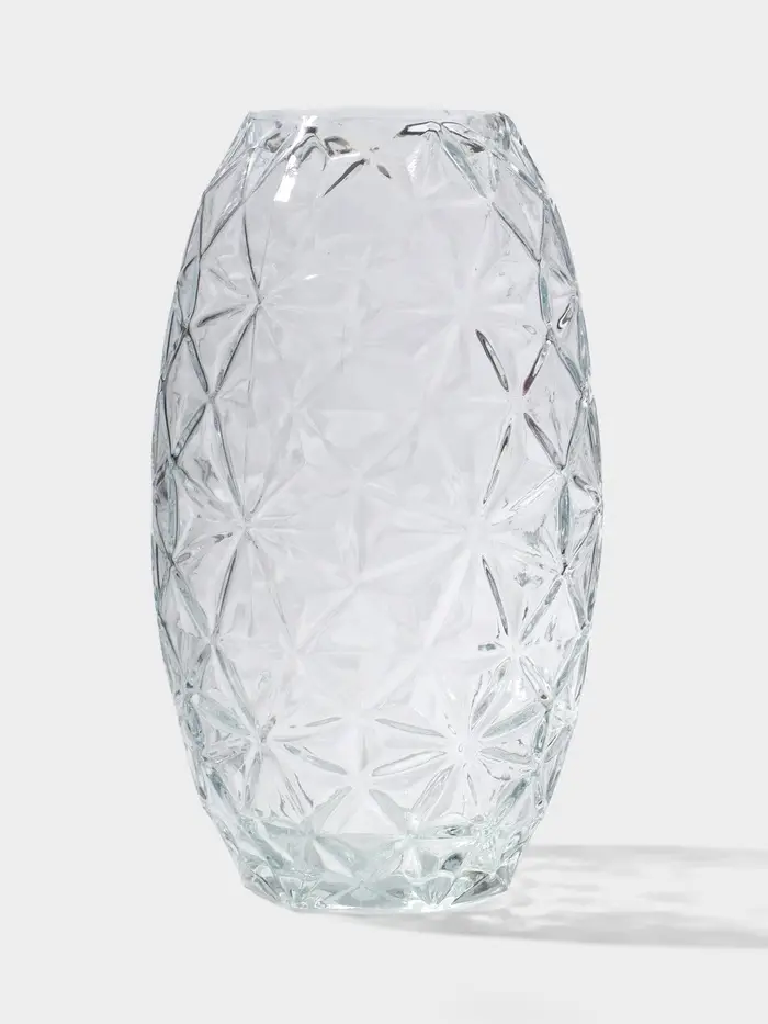 Ваза стекло настольная "Гунвор" 23,5х12 см, прозрачный