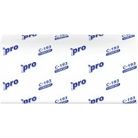 Полотенца бумажные д/держ Protissue V-слож 1сл 250л/пач 20пач/кор_C193