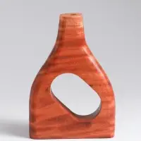 Ваза для сухоцветов &laquo;Катарсис&raquo;, 12&times;3&times;18 см, дерево джати, коричневая