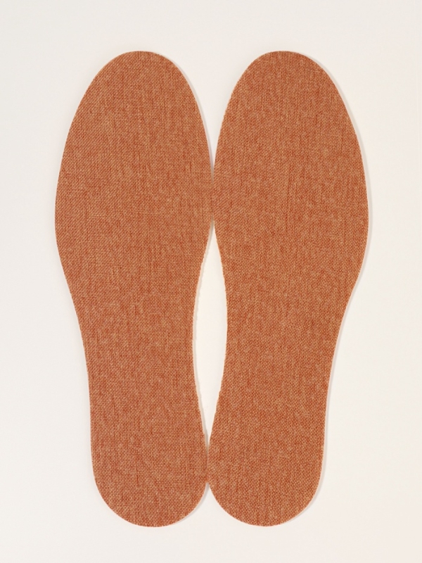 Стельки (лен, хлопок, латекс) универс 36-46р-р 29,5см (пара) корич пак OT