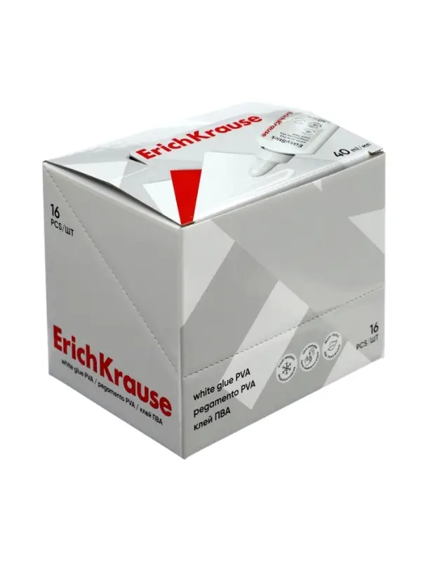 Клей ПВА ErichKrause Standard, 40 мл