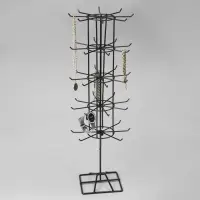 Вертушка, 5 ярусов по 8 крючков, 20&times;20&times;60, чёрная