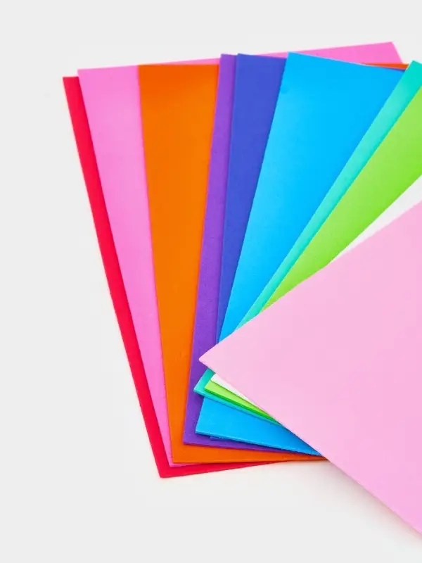 Фоамиран цветной 2 мм, набор 10 шт,, формат А4