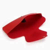 Футляр для очков, на кнопке, 16&times;3&times;6.3 см, красный