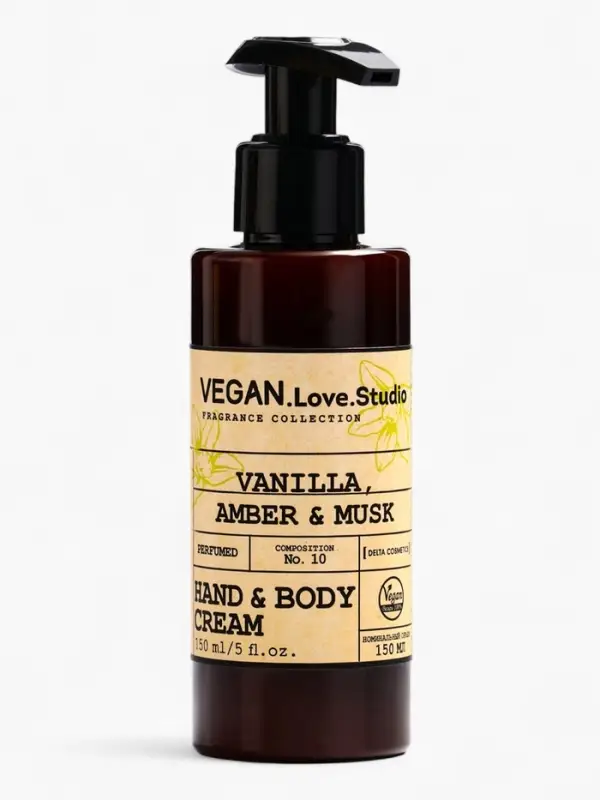 Набор женский VEGAN.Love.Studio  Набор женский VEGAN.Love.Studio "Vanilla, Amber, Musk": гель для душа 300 мл + крем-лосьон 150 мл 10