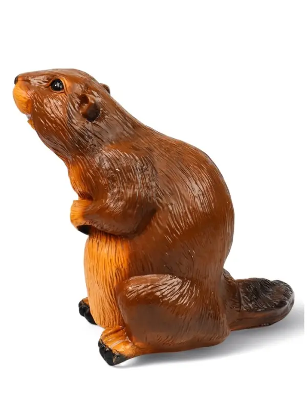 Садовая фигура из полистоуна «Бобер», 43×38×24 см