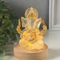 Фигурка светящаяся &laquo;Ганеша - бог мудрости&raquo;, акрил, от USB, 8&times;8&times;10 см